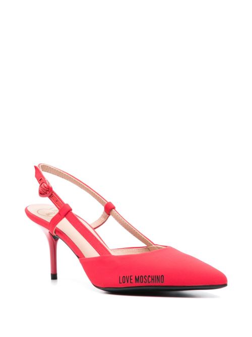 Scarpa donna con tacco rossa LOVE MOSCHINO | JA10627G1MIMX500